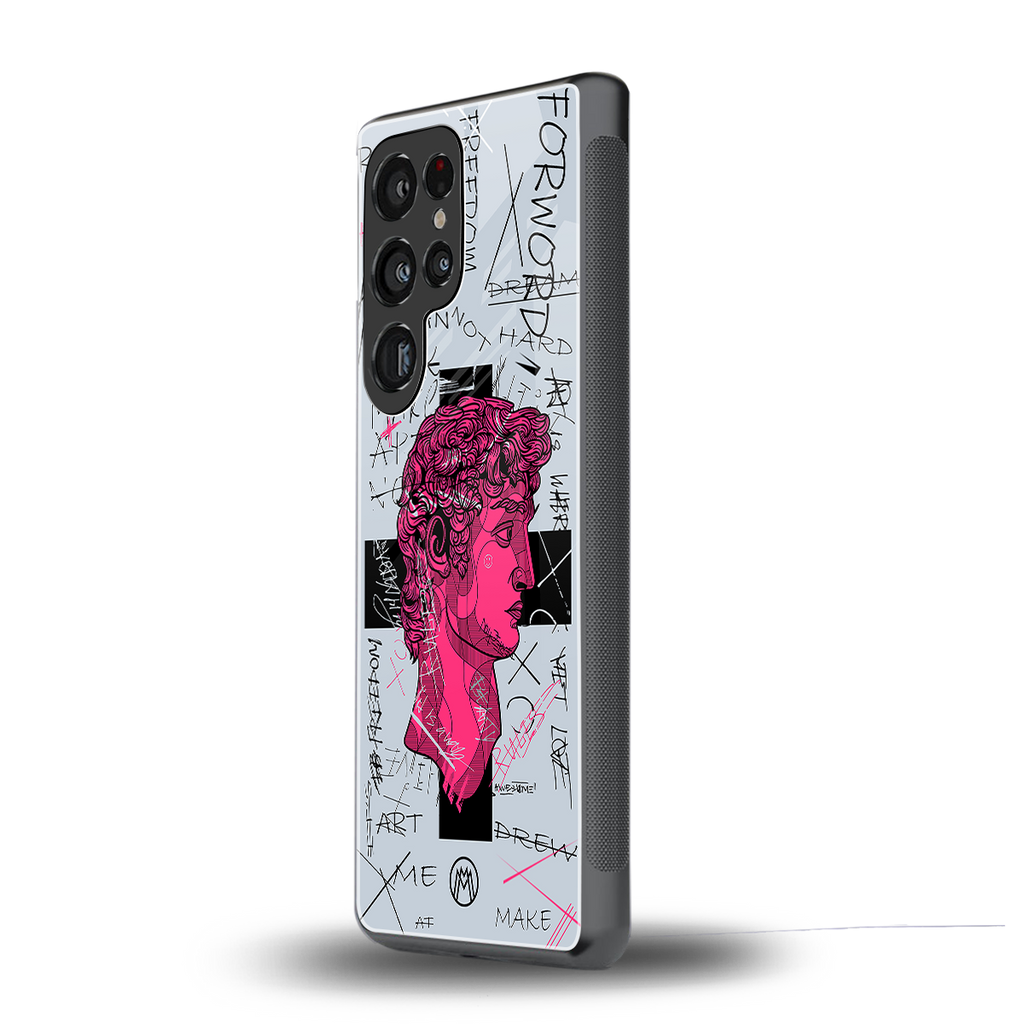 lost in reality david back phone cover | glass case for samsung galaxy s25 ultra