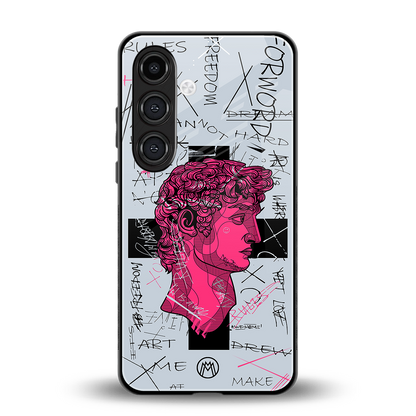 lost in reality david back phone cover | glass case for samsung galaxy s23 plus