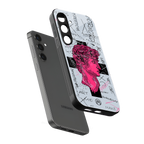 lost in reality david back phone cover | glass case for samsung galaxy s23 plus
