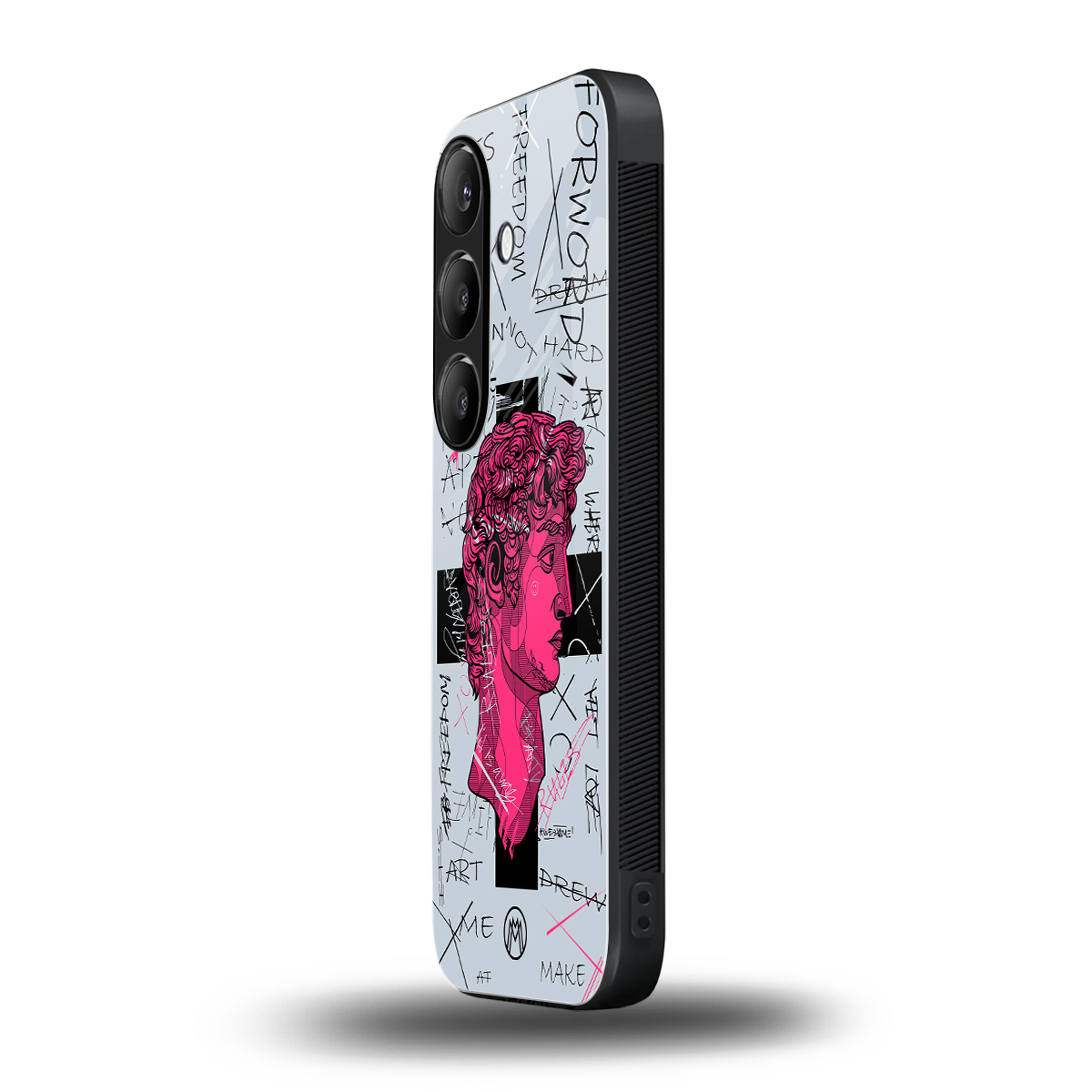 lost in reality david back phone cover | glass case for samsung galaxy s23 plus