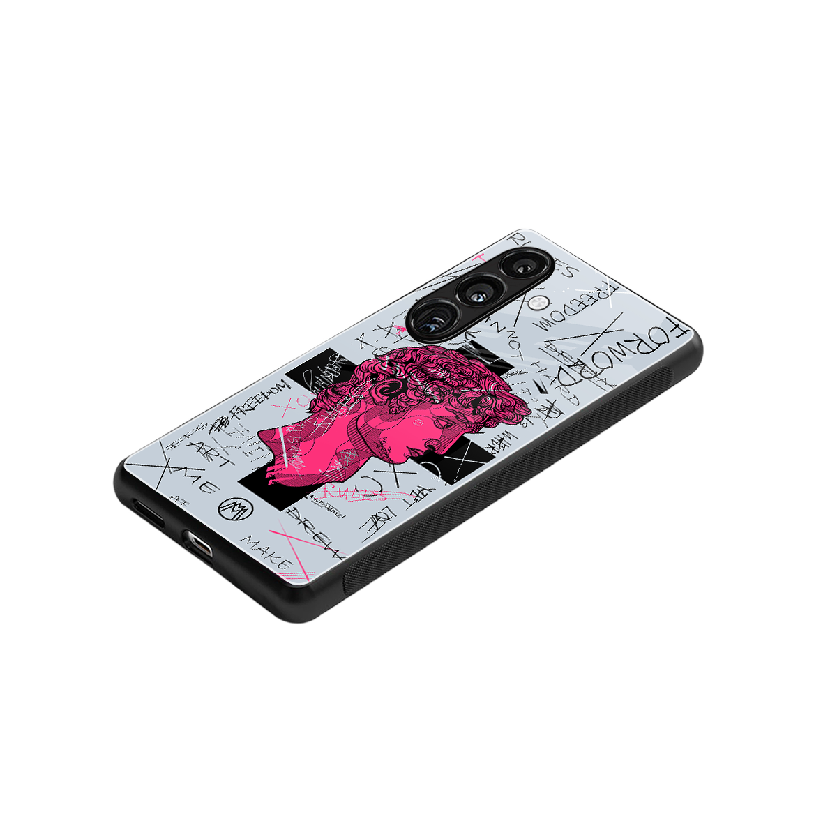 lost in reality david back phone cover | glass case for samsung galaxy s23 plus