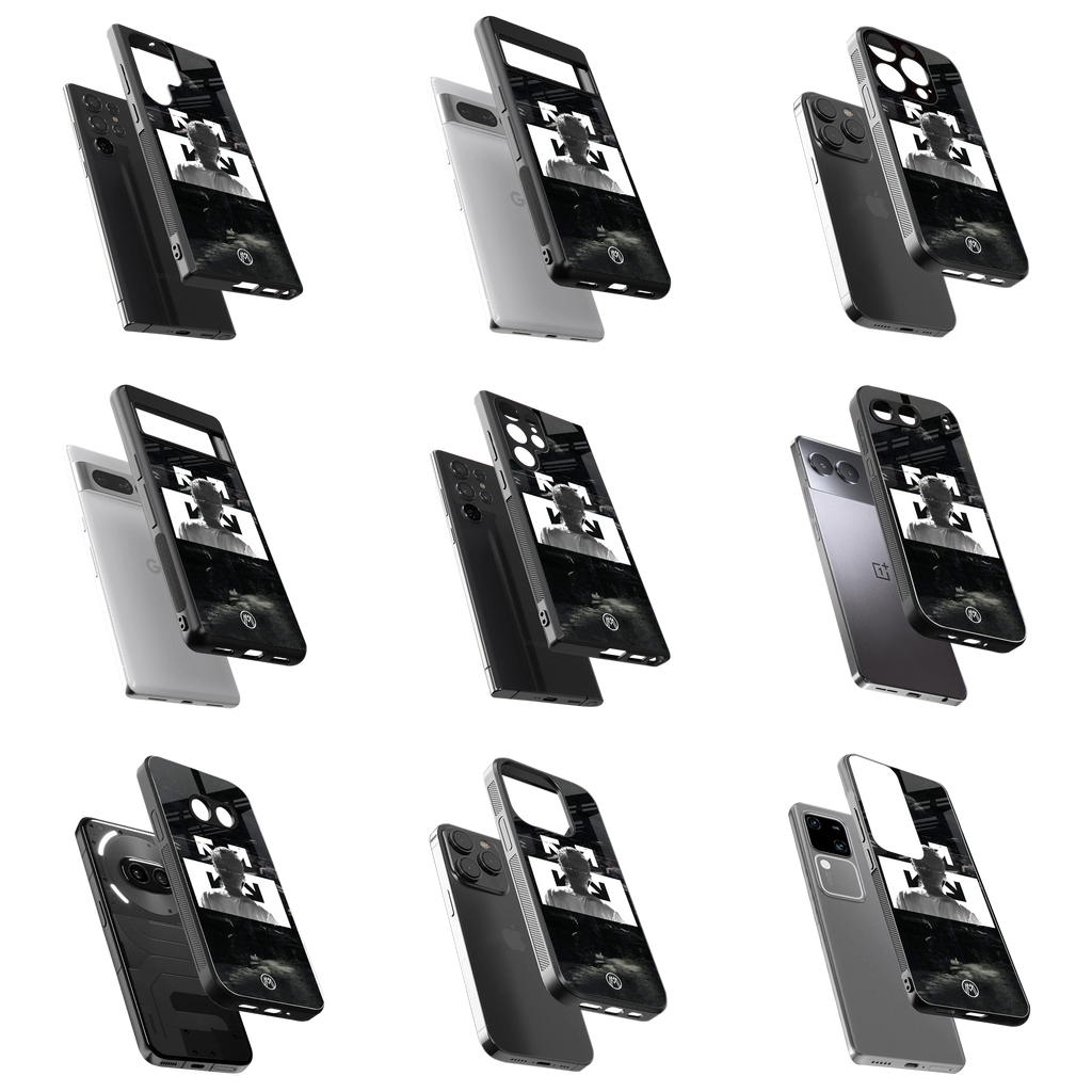 Durable Glass Back Mobile Case for iPhone, Samsung, OnePlus, Google Pixel, Redmi, Vivo, Oppo