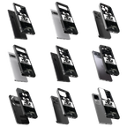 Durable Glass Back Mobile Case for iPhone, Samsung, OnePlus, Google Pixel, Redmi, Vivo, Oppo
