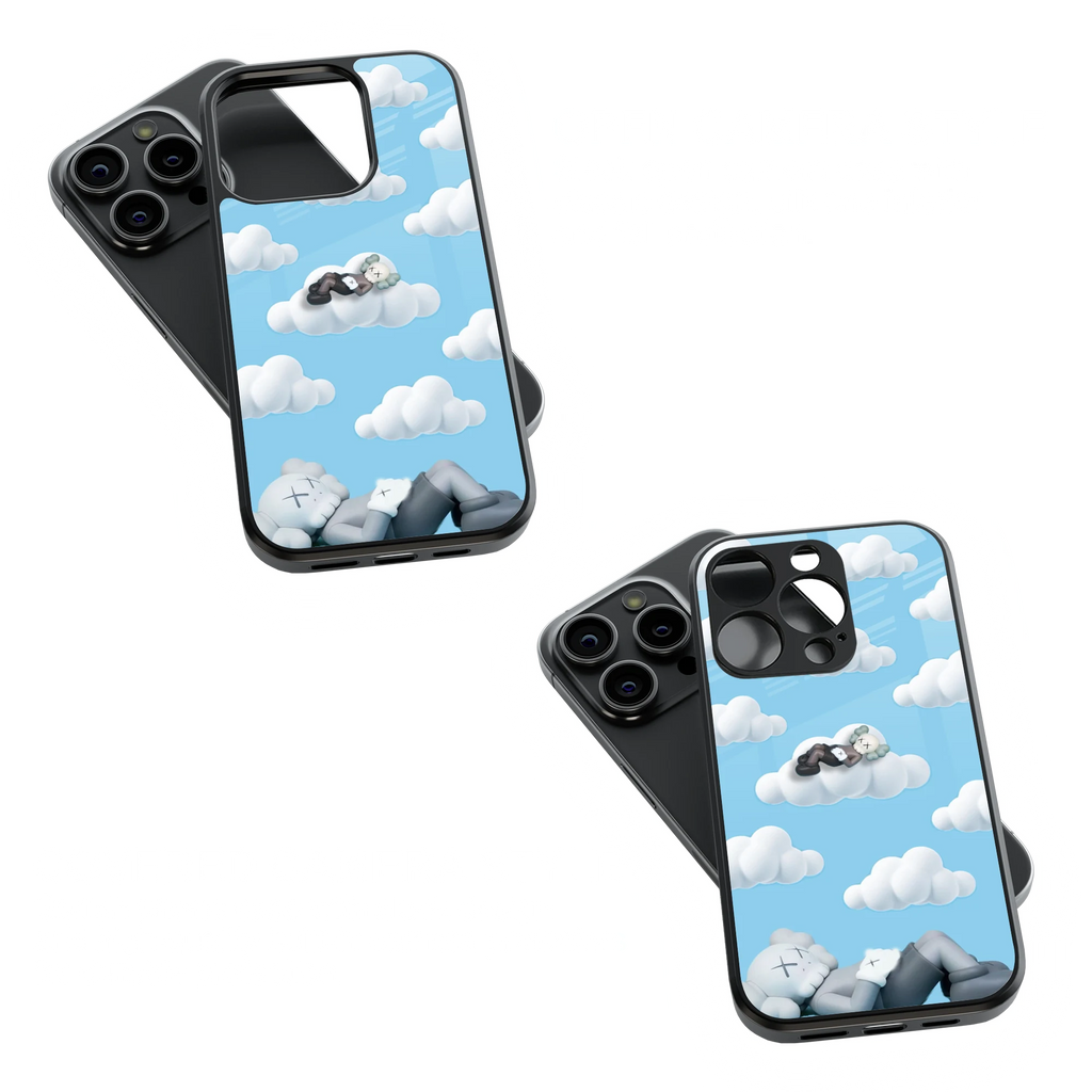 Trendy Glass Back Mobile Case for iPhone, Samsung, Redmi, OnePlus, Google Pixel, Motorola