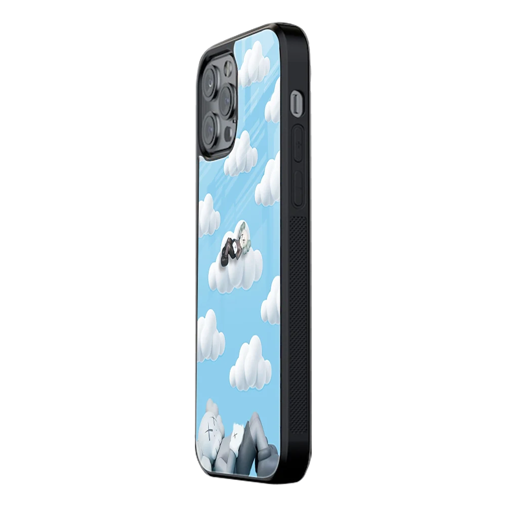 Slim Glass Back Phone Case for Multiple Brands iPhone, Samsung, Redmi, OnePlus, Oppo, Vivo