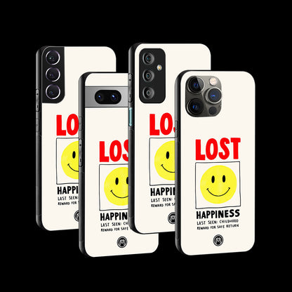 Lost Happiness Phone Cover | Glass Case