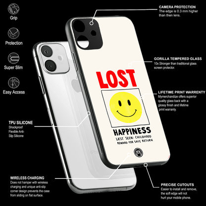 Lost Happiness Phone Cover | Glass Case