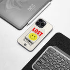 lost happiness back phone cover | glass case for google pixel 9 pro