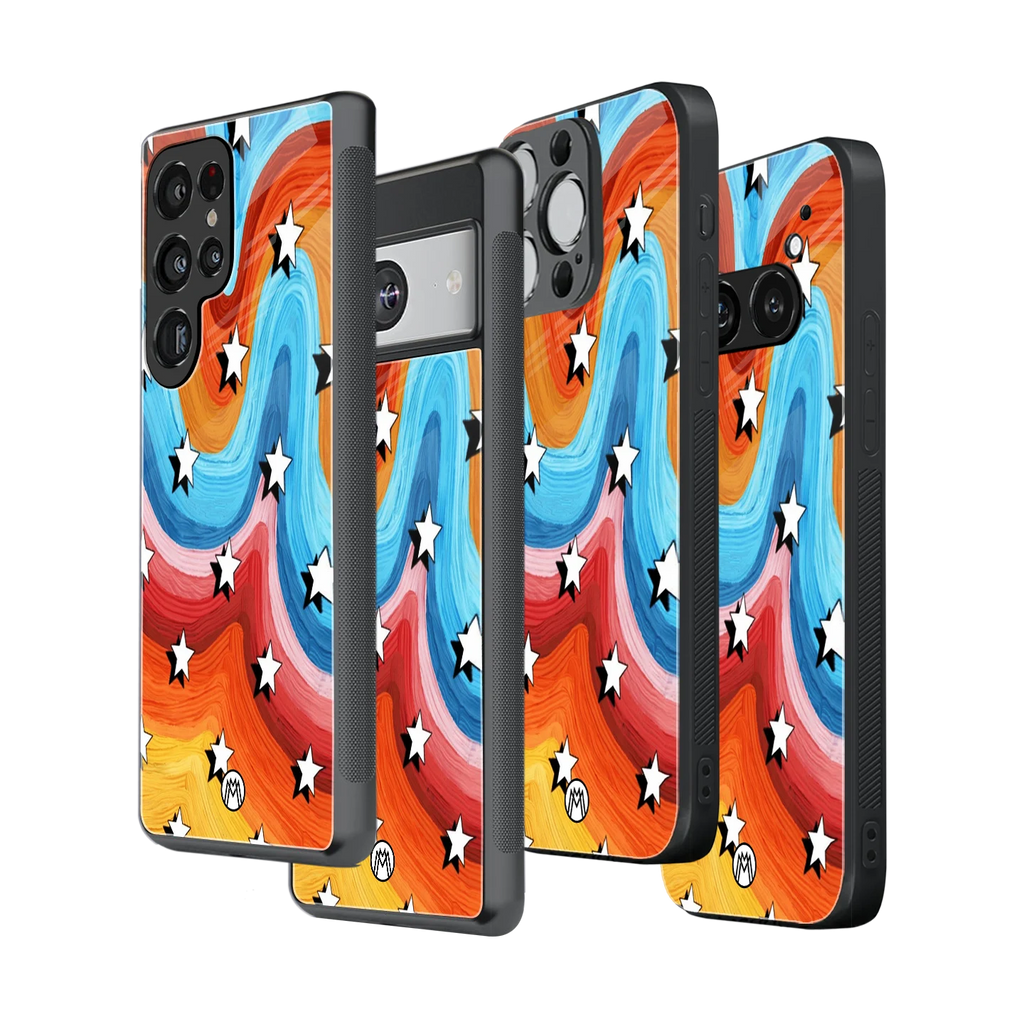 Stylish Glass Back Case for All Smartphones – iPhone, Samsung, OnePlus, Pixel, Redmi, Oppo, Vivo, Motorola