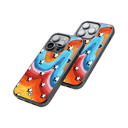 Protective Glass Back Phone Case Compatible with iPhone, Samsung, OnePlus, Pixel & More