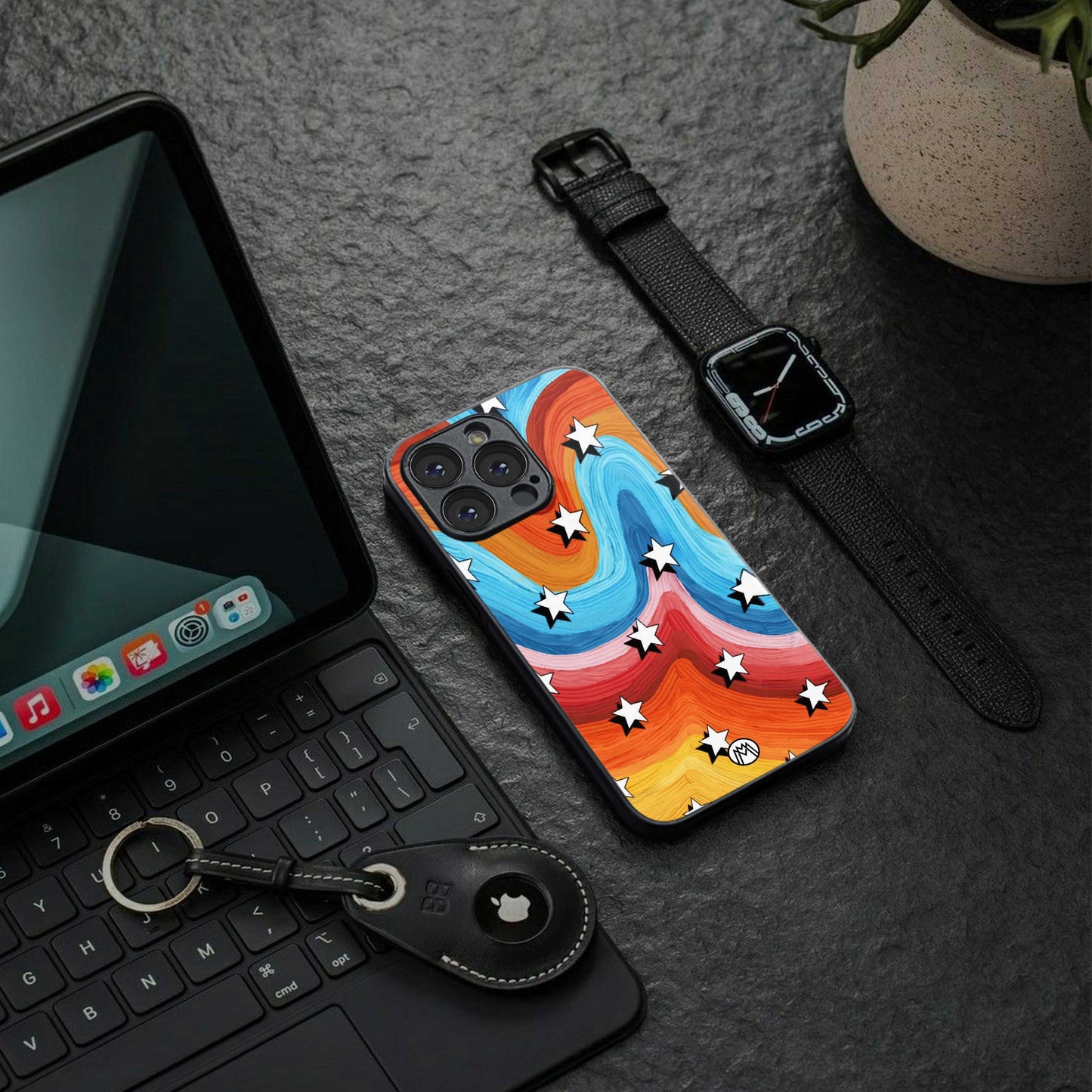 lost in paradise back phone cover | glass case for iphone 13 pro max