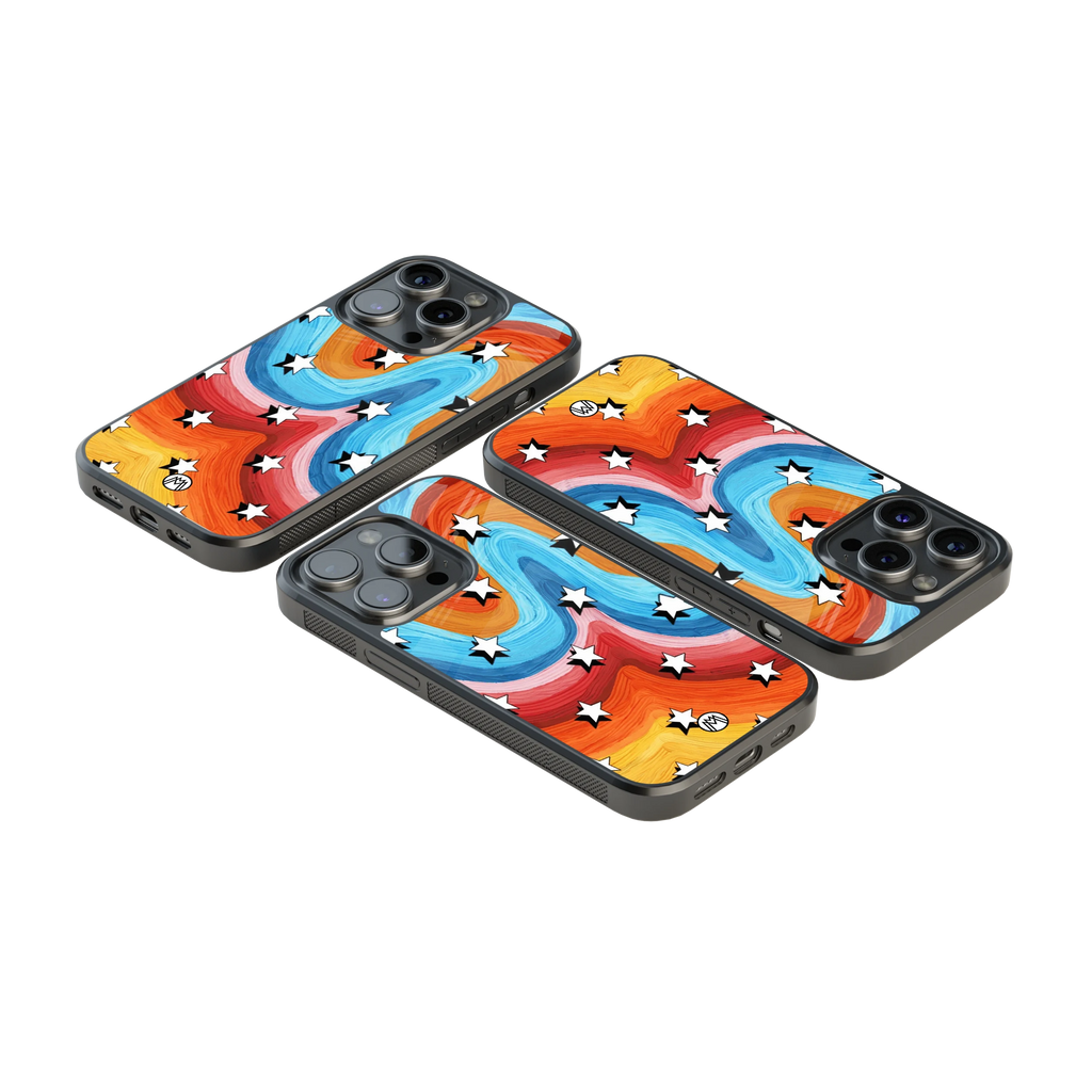 Luxury Glass Back Mobile Cover for iPhone, Samsung Galaxy, OnePlus, Pixel, Redmi & More