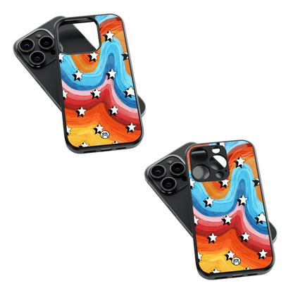Trendy Glass Back Mobile Case for iPhone, Samsung, Redmi, OnePlus, Google Pixel, Motorola