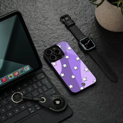 lost in paradise grape edition back phone cover | glass case for iphone 15 pro