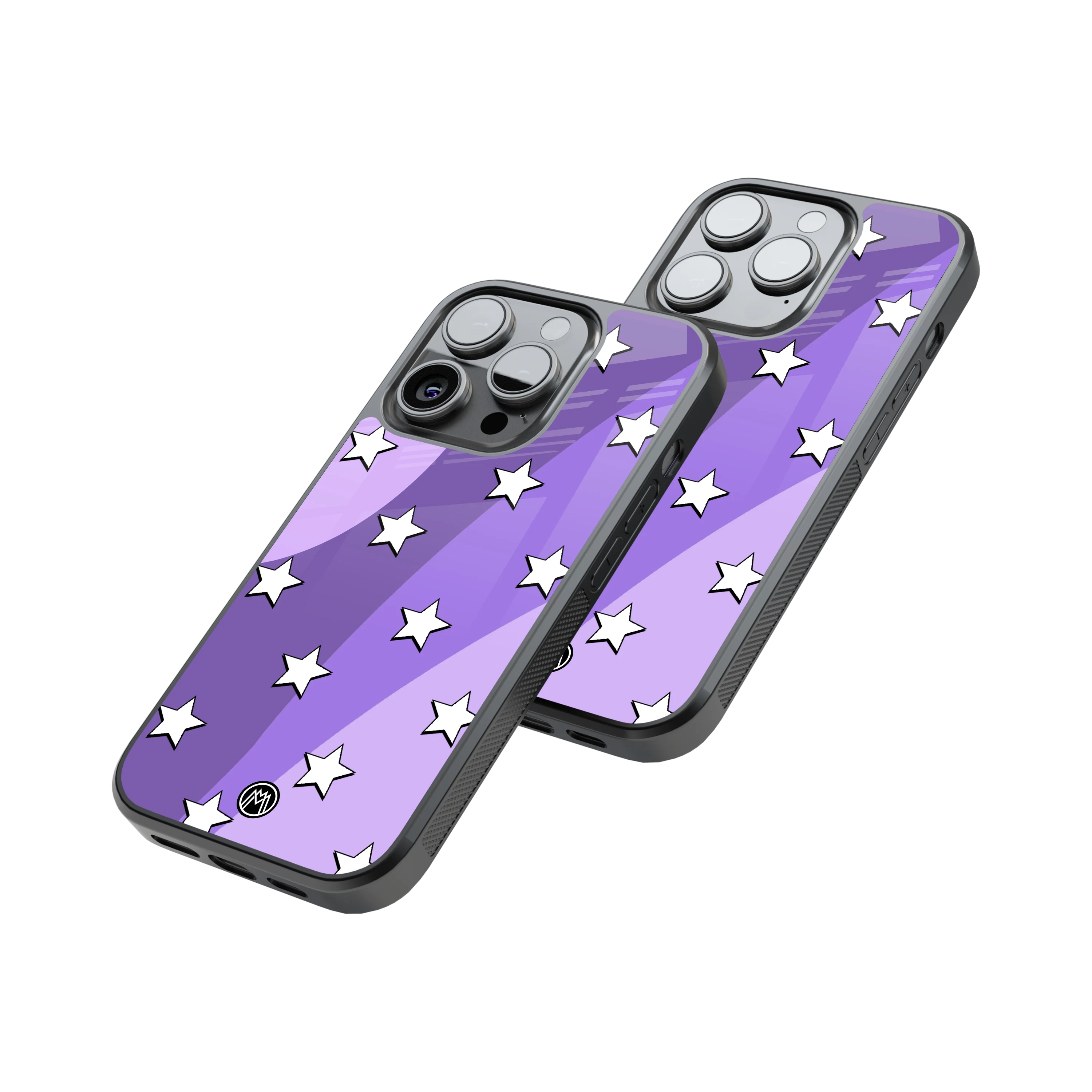 Protective Glass Back Phone Case Compatible with iPhone, Samsung, OnePlus, Pixel & More