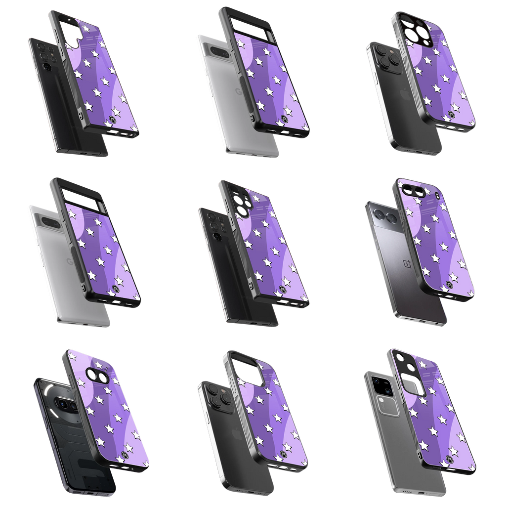 Durable Glass Back Mobile Case for iPhone, Samsung, OnePlus, Google Pixel, Redmi, Vivo, Oppo