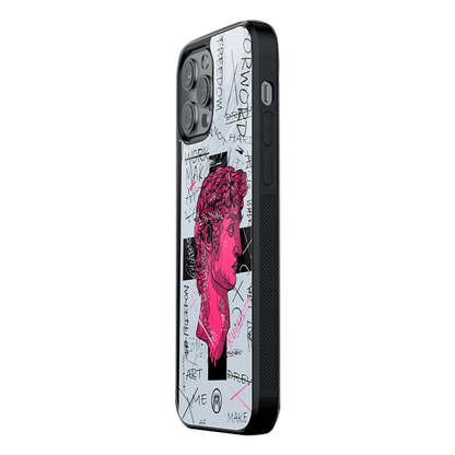 Slim Glass Back Phone Case for Multiple Brands – iPhone, Samsung, Redmi, OnePlus, Oppo, Vivo