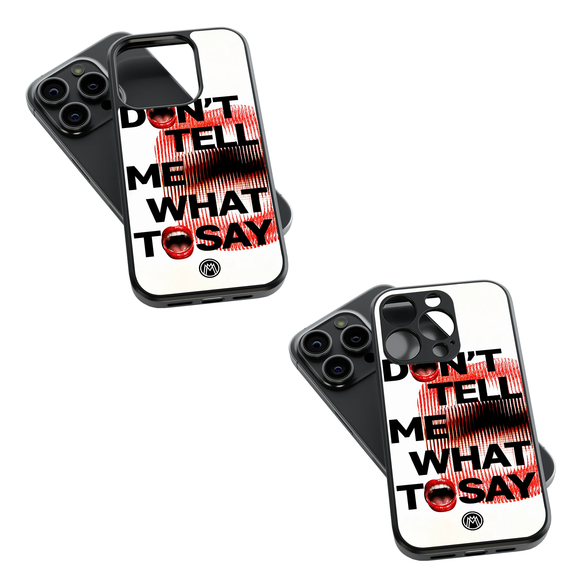 Trendy Glass Back Mobile Case for iPhone, Samsung, Redmi, OnePlus, Google Pixel, Motorola