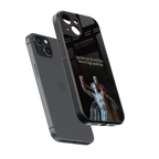 louvre back phone cover | glass case for iphone 13 mini