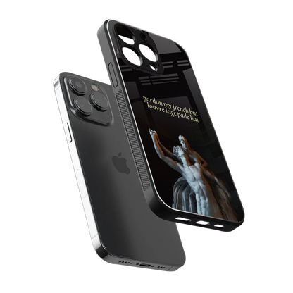 louvre back phone cover | glass case for iphone 13 pro max