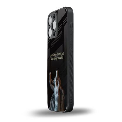 louvre back phone cover | glass case for iphone 13 pro max