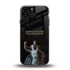 louvre back phone cover | glass case for iphone 15 pro max