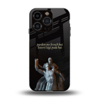 louvre back phone cover | glass case for iphone 15 pro