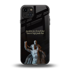 louvre back phone cover | glass case for iphone 14