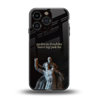louvre back phone cover | glass case for iphone 16 pro