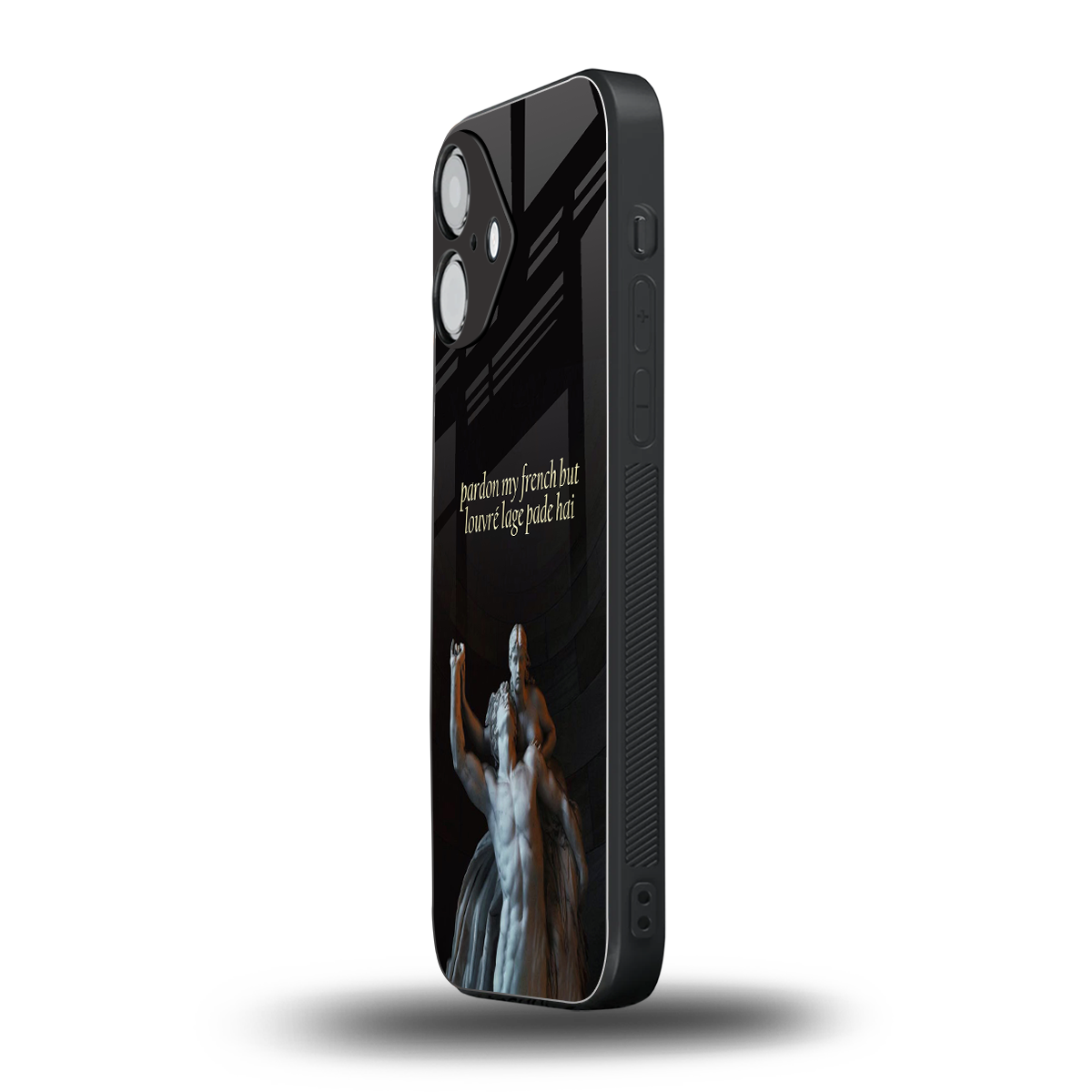 louvre back phone cover | glass case for iphone 16