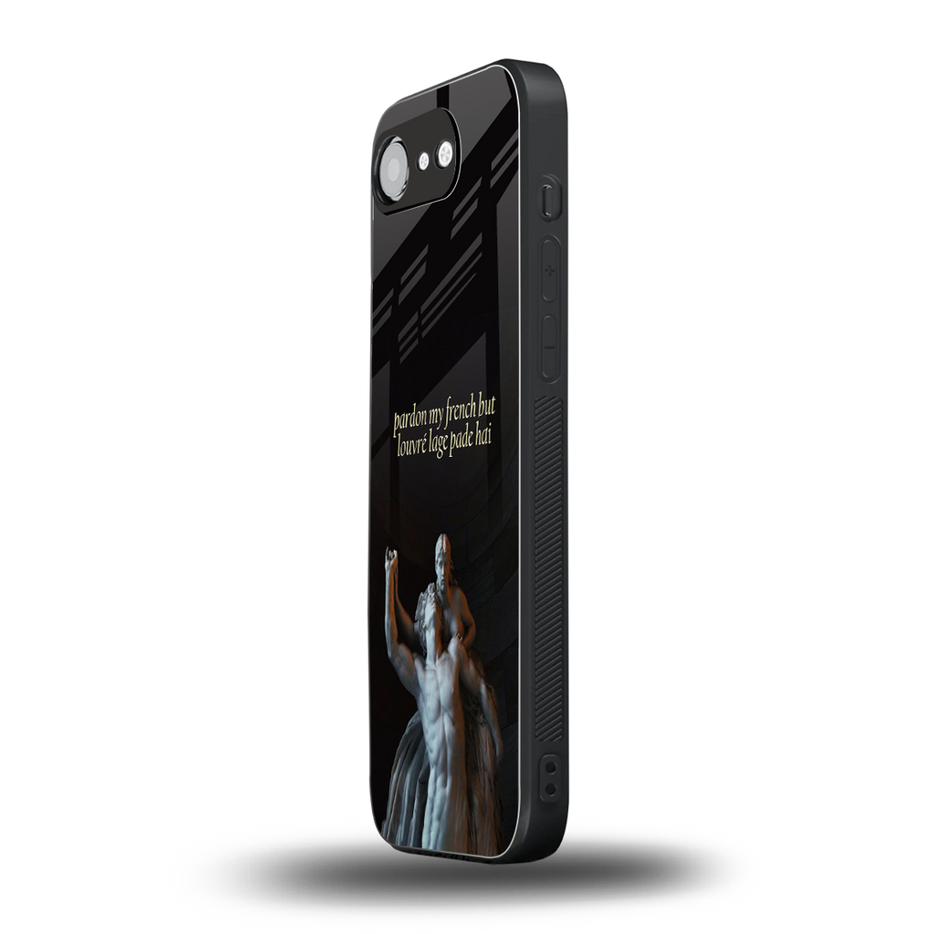louvre back phone cover | glass case for iphone 16e