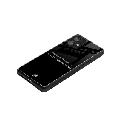 louvre lage pade hai back phone cover | glass case for nothing phone 1