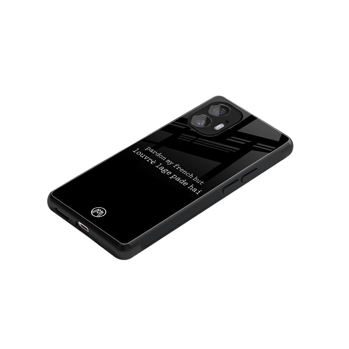 louvre lage pade hai back phone cover | glass case for nothing phone 2