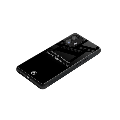 louvre lage pade hai back phone cover | glass case for nothing phone 2