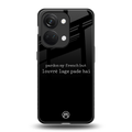 louvre lage pade hai back phone cover | glass case for oneplus nord 3