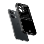 louvre lage pade hai back phone cover | glass case for oneplus nord 3