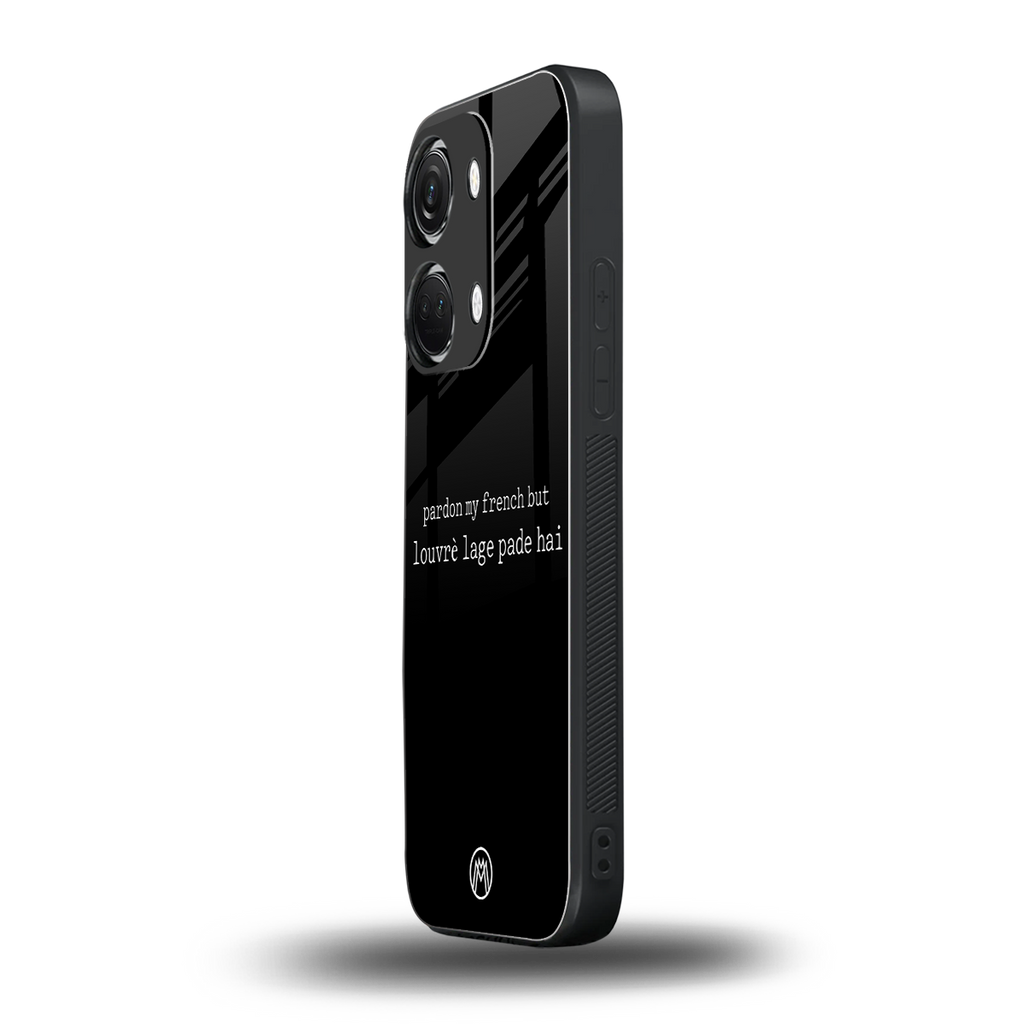 louvre lage pade hai back phone cover | glass case for oneplus nord 3