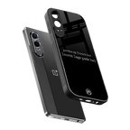 louvre lage pade hai back phone cover | glass case for oneplus nord ce 4 lite