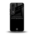 louvre lage pade hai back phone cover | glass case for oneplus nord ce 4