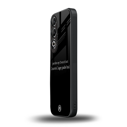 louvre lage pade hai back phone cover | glass case for oneplus nord ce 4