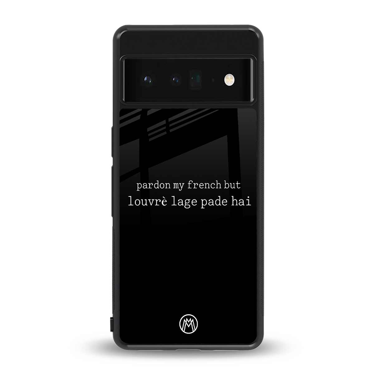 louvre lage pade hai back phone cover | glass case for google pixel 6 pro