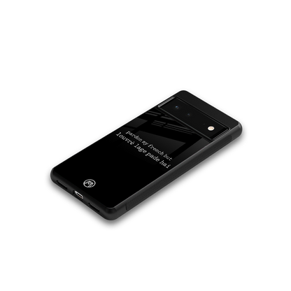 louvre lage pade hai back phone cover | glass case for google pixel 6