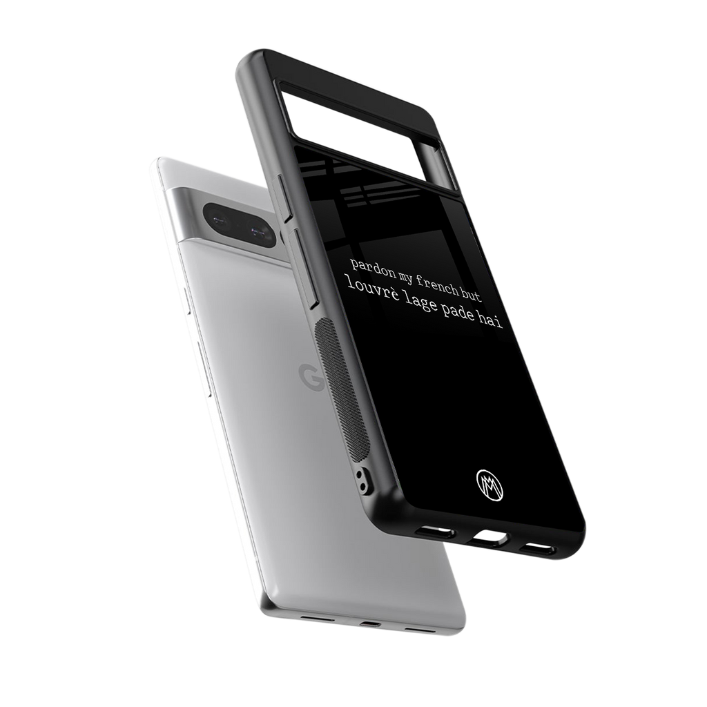 louvre lage pade hai back phone cover | glass case for google pixel 7 pro