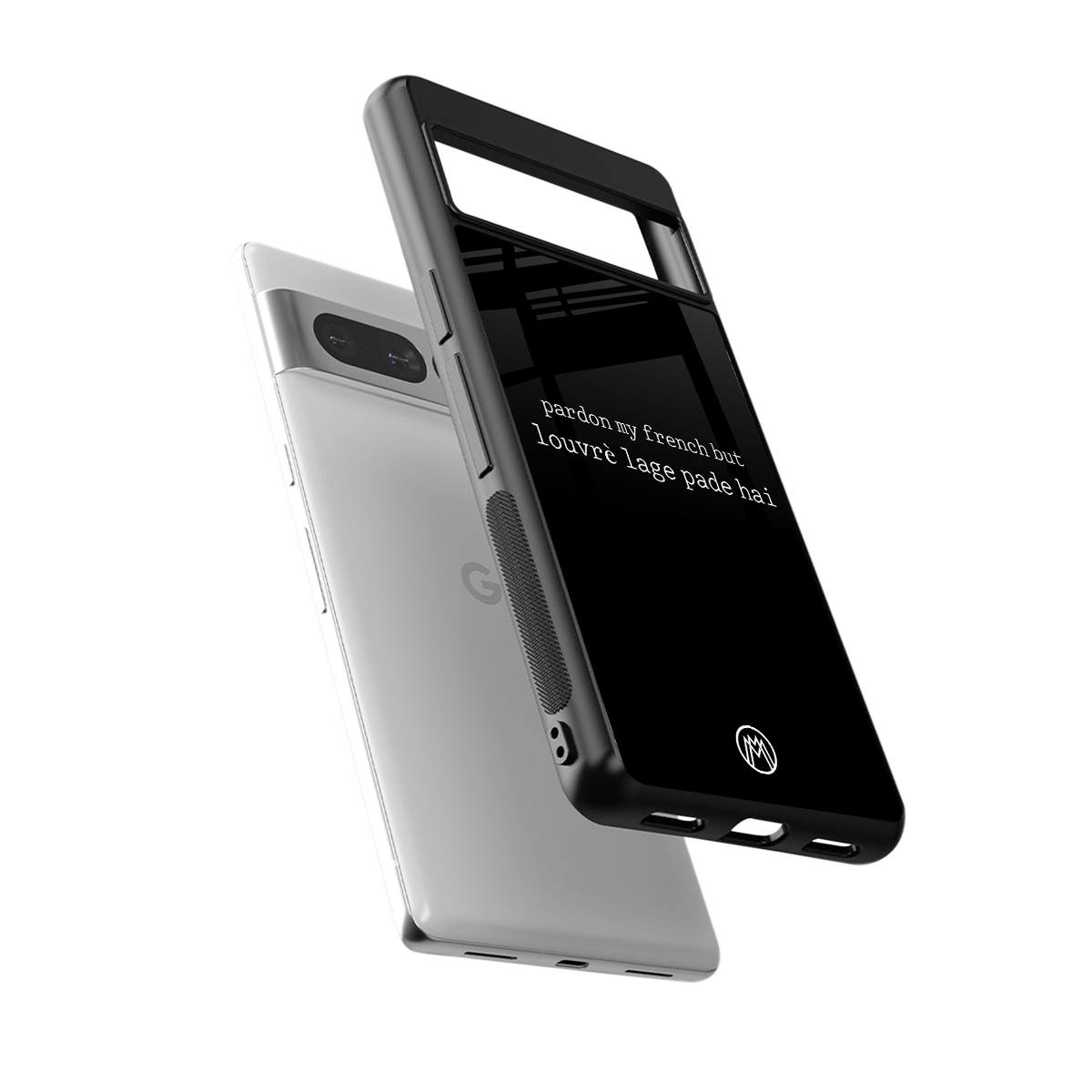 louvre lage pade hai back phone cover | glass case for google pixel 7 pro