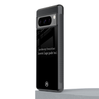 louvre lage pade hai back phone cover | glass case for google pixel 8 pro