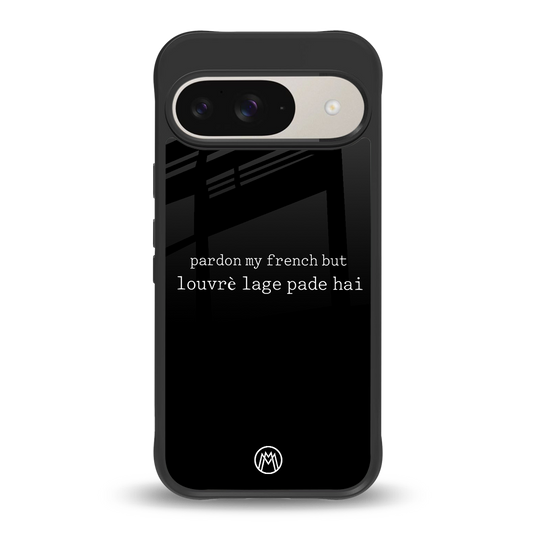 louvre lage pade hai back phone cover | glass case for google pixel 9