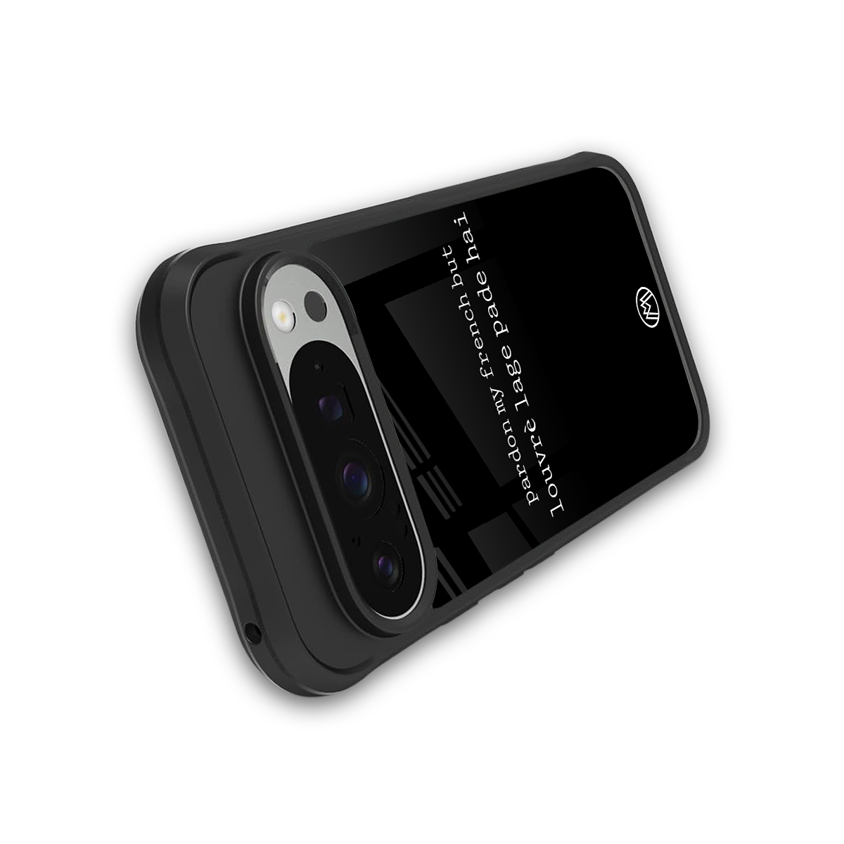 louvre lage pade hai back phone cover | glass case for google pixel 9 pro