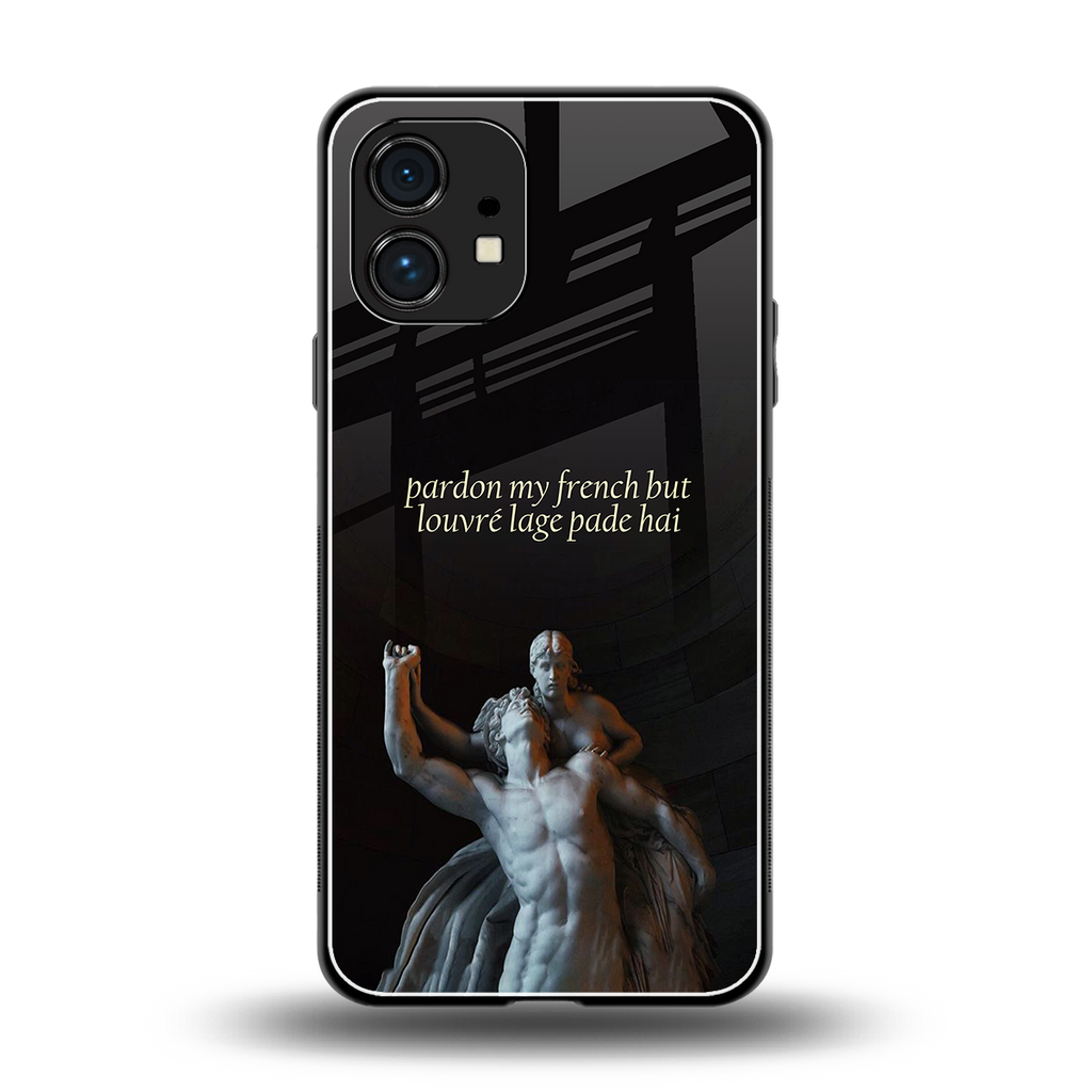 louvre back phone cover | glass case for nothing phone 1