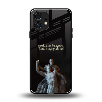 louvre back phone cover | glass case for nothing phone 1