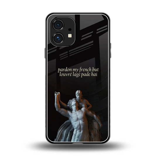 louvre back phone cover | glass case for nothing phone 1